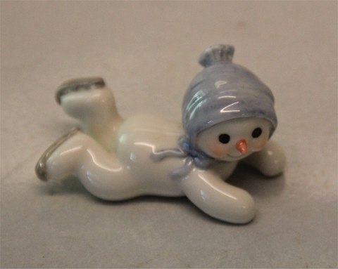 Royal Copenhagen figurine 0317 RC Winther series, Snowman, Baby Arthur 6 cm 
(1249317) Henny Iversen 2006
