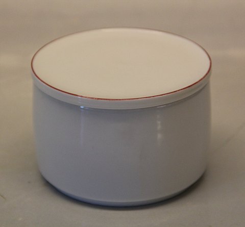 Rødtop 6275 Krukke med låg 6318  6,5 x 9 cm Kongelig Dansk porcelæn  Design 
Grethe Meyer 
