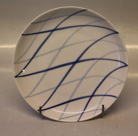 Cake plate 16.5 cm Dan-Ild 40 Blue Flame Harlequin