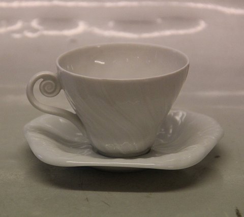 Royal Copenhagen  Triton Arje Griegst AG 14179 Cup 5.5 x 7.5 cm (072) and saucer 
11.5 cm (073)
