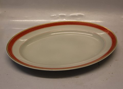 Tureby Oval platter 38 cm Aluminia  Royal Copenhagen Faience Dinneware