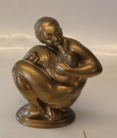 Leda og Svanen Kai Nielsen Bronze N0 26 16 x 14 cm