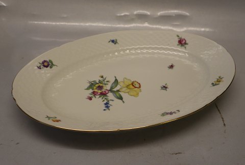 016 Stegefad 34.5 cm (316) B&G Saksisk Blomst - Creme