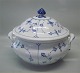 Kongelig Dansk Porcelæn Musselmalet  224-1 Terrin, rund, 24 pers. Ca 25 x 32 cm
