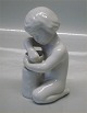 B&G White Figurine B&G 2296 Girl shaping bowl 12 cm - 100 years aniversary
