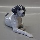 Royal Copenhagen figurine 
1635 RC Pointer Head up. Lauritz Jensen 1914 13 cm - Grey Version