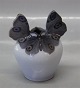 Royal Copenhagen Art Nouveau Butterfly vase 10.5 cm 646-328