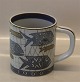 Royal Copenhagen Aluminia Faience 3135 ICI Mug  11.5 xcm 1966 Mug with fish (s 
376)
