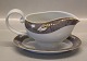 Royal Copenhagen  Grey Magnolia 563 Gravy boat on fixed stand 3.5 dl /  12 x 20 
cm
