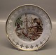 B&G Porcelain Artist Plate Carl Larsson B&G 8729 1978 Carl Larssons plate - 
Series 3 - motif #1. "Lumber"  Painted  1905 21.5 cm