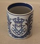 Aluminia Copenhagen Faience 3495 Mug: Small annual mug 7.5 cm Nils Thorsson 1966 
(The Wedding of Margrethe & Henrik 1967) Monogram
