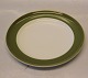 Timiana Aluminia Copenhagen Faience Green Magnus Stephensen 1958. 2847 Cake 
plate 17 cm