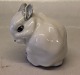 Royal Copenhagen 249 RC White Rabbit 8.5 x 8 cm Jeanne Grut like 22685