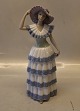 Spanish Tango Dancer in blue and Lilla   32 Nao - Lladro porcelain figurine 
Handmade in Spain