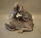 2439 RC Gazelle with babygazelle on back 20 x 25 cm Knud Kyhn Royal Copenhagen 
animal  figurine 
