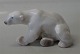 B&G 2217 Lille isbjørn sidende Sv Jespersen 5 x 11 cm  (458) Bing & Grøndahl