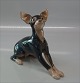 B&G figur hund 2244 Dværgpinscher 13,5  cm.
