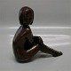 Rare Johanes Hedegaard Bronce nude girl "Susanne" 27 cm