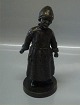 Bronze Pige 1916 Signeret M.K. Michaela Karsten (gift Ahlman) 25 cm